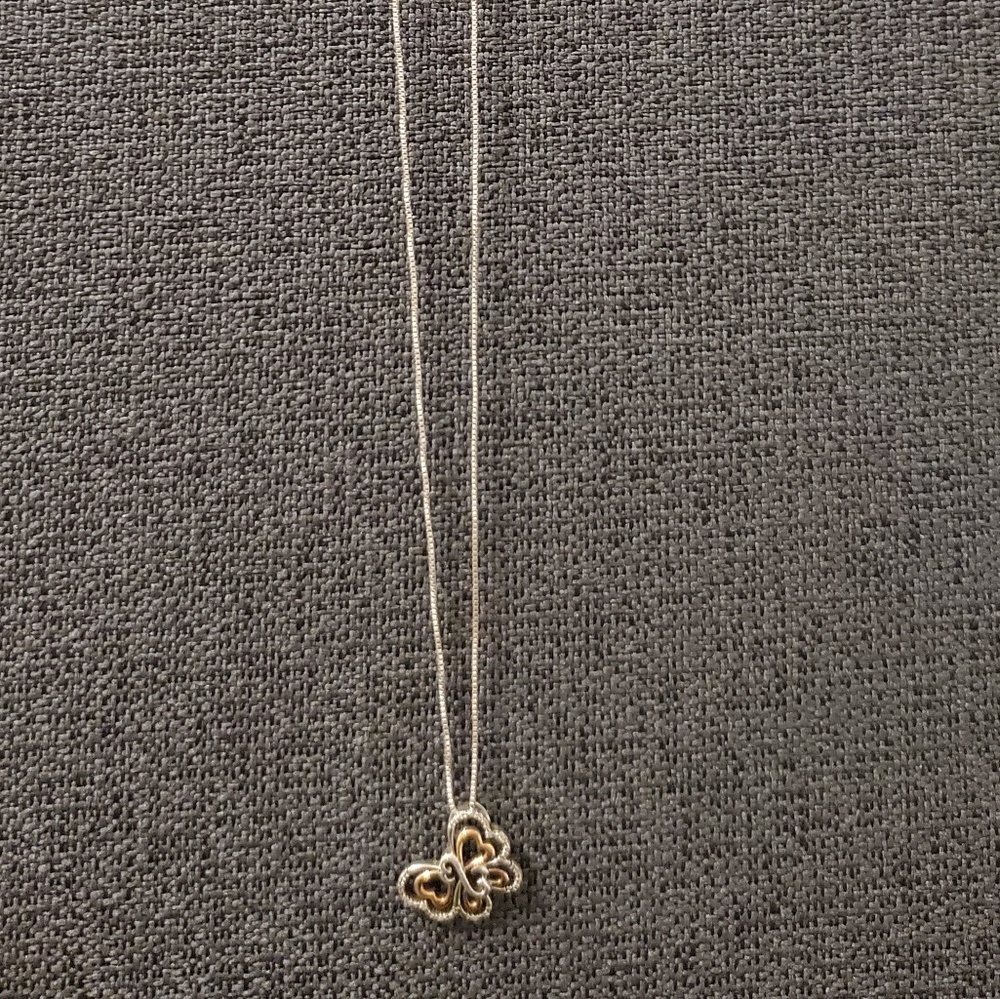 Open Hearts Collection Butterfly Pendant & Chain